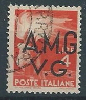 1945-47 TRIESTE AMG VG USATO DEMOCRATICA 4 LIRE - RR13221-2 - Gebraucht