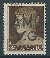 1945-47 TRIESTE AMG VG USATO IMPERIALE 10 CENT - RR13222 - Usados