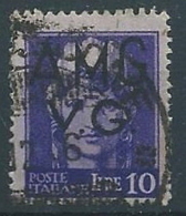 1945-47 TRIESTE AMG VG USATO IMPERIALE 10 LIRE - RR13221-2 - Oblitérés