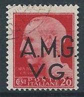 1945-47 TRIESTE AMG VG USATO IMPERIALE 20 CENT RUOTA - RR13221 - Used