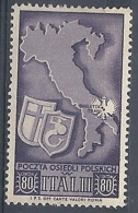 1946 CORPO POLACCO SOCCORSO DI GUERRA 80 CENT MH * - RR11970-2 - 1946-47 Corpo Polacco