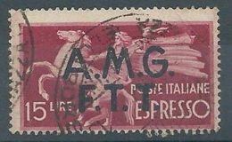 1947-48 TRIESTE A USATO ESPRESSO 15 LIRE - RR5094-4 - Posta Espresso