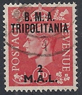 1948 OCCUPAZIONE INGLESE TRIPOLITANIA BMA USATO 2 MAL - RR12497 - Tripolitaine