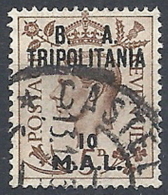 1950 OCCUPAZIONE INGLESE TRIPOLITANIA BA USATO 10 MAL - RR12496-2 - Tripolitania