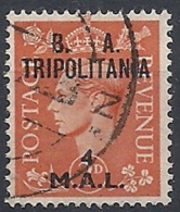 1950 OCCUPAZIONE INGLESE TRIPOLITANIA BA USATO 4 MAL - RR12496 - Tripolitaine