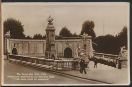 °°° 11872 - UK - PORTSMOUTH MEMORIAL TO OUR GLORIOUS DEAD °°° - Portsmouth