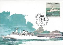 BRAZIL - 1982 - MAXIMUM CARD - RHM #MAX-74 - MARITIME - BRAZIL'S NAVY .......... WNV - Tarjetas – Máxima