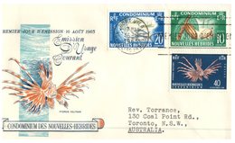 (150) Nouvelles Hebrides FDC Cover Posted To Australia - 1965 - FDC