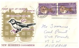 (150) Nouvelles Hebrides FDC Cover Posted To Australia - 1963 - FDC