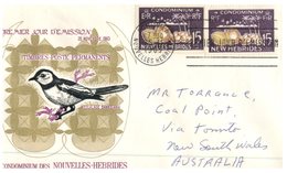 (150) Nouvelles Hebrides FDC Cover Posted To Australia - 1963 - FDC