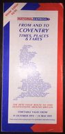 Britain National Express 31 October 1994-14 May 1995 Timetable - Europe