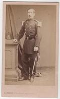 CDV Photo Originale XIXème Militaria Officier Par Prevot Photographe De La Garde Impériale Cdv 2368 - Alte (vor 1900)