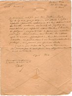 VP12.928 - MILITARIA - LE MANS 1918 - Copie D'une Lettre Du Docteur POIX & Historique De La Maladie De Mr Paul DATTIN - Documenten