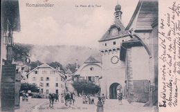 Romainmôtier, La Place, Attelage (4.1.1903) - Romainmôtier-Envy