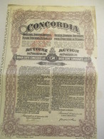 Concordia - Société Anonyme Roumaine Pour L'Industrie Du Pétrole - Titre Du 20 Septembre 1922 - Aardolie