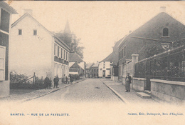 Saintes - Rue De La Favelote - Très Belle Carte Animée - état Voir Scan. - Tubize