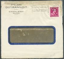 1Fr50 Léopold III -10 V Obl. Méc. CHARLEROI 1 Sur Devant De  Lettre  (DUTRANNOIT)  Vers Anvers- 13217 - 1946 -10 %