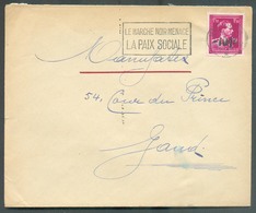 1Fr50 Léopold III V -10% Obl. Dc VERVIERS Sur Lettre  Vers Gand - 13236 - 1946 -10 %