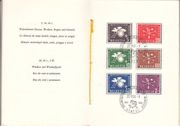 LIVRET SOUVENIR DES PTT - NUM 4 - 1956/ET - ORGANISATION METEROLOGIQUE MONDIALE - COTE 60.--CHF - - Markenheftchen