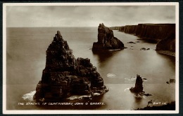 RB 1213 -  Real Photo Postcard - The Stacks Of Duncansbay John O'Groats Caithness Scotland - Caithness