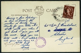 RB 1213 -  1955 Postcard John O'Groats Hotel & House - Super Cachet & Postmark - Caithness - Caithness