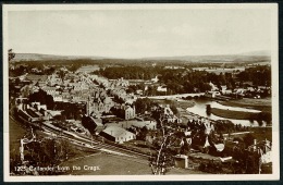 RB 1213 -  Real Photo Postcard - Callander Railway Station From The Crags Stirlingshire - Stirlingshire