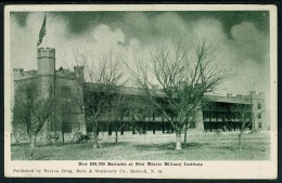 RB 1213 -  Early Postcard - New $30000 Barracks At New Mexico Military Institute USA - Roswell