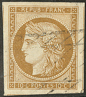 No 1, Trois Voisins, Obl Grille Sans Fin, Superbe. - R - 1849-1850 Cérès