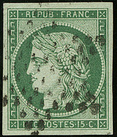 No 2c, Obl étoile, Très Frais. - TB. - R - 1849-1850 Cérès