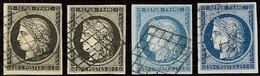 Nos 3 (un Voisin), 3a, 4, 4a. - TB - 1849-1850 Ceres