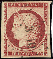 No 6, Obl Pc 3710 (Alger). - TB. - R - 1849-1850 Cérès