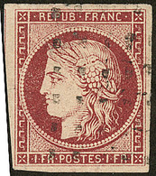 No 6, Obl Gros Points, Jolie Pièce. - TB. - R - 1849-1850 Ceres