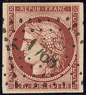 No 6b, Obl Pc 1768, Jolie Pièce. - TB. - R - 1849-1850 Cérès