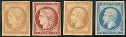 * Réimpression. Nos 1e, 6g, 9e, 10e. - TB Ou B - 1849-1850 Cérès