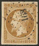 No 9b, Obl Pc 168, Petite Fente En Marge Hors Timbre. - TB - 1852 Luis-Napoléon