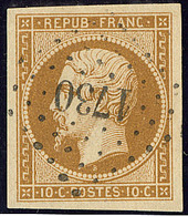 No 9c, Obl Pc 1730, Jolie Pièce. - TB. - R - 1852 Louis-Napoléon