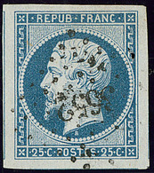 No 10c, Bleu Foncé, Trois Voisins, Superbe - 1852 Louis-Napoleon