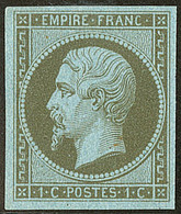 (*) No 11, Vert Olive. - TB - 1853-1860 Napoleon III