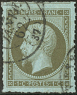 Percé En Lignes. No 11, Obl Cad, Jolie Pièce. - TB - 1853-1860 Napoléon III