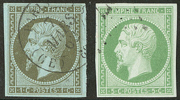 Nos 11, 12b. - TB - 1853-1860 Napoleon III