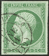 No 12c, Obl Cad Janv 61, Ex Choisi. - TB - 1853-1860 Napoléon III.