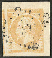 No 13Id, Citron Impr. Défectueuse, Cdf + Deux Voisins, Superbe - 1853-1860 Napoleon III