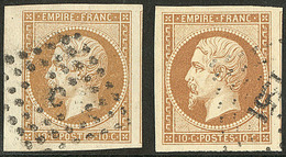 Nos 13II, 13IIa, Ex Choisis. - TB - 1853-1860 Napoléon III.