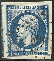 No 14Ic, Deux Voisins, Obl Pc, Ex Choisi. - TB - 1853-1860 Napoleon III