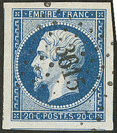 POSTFS. No 14Ik, Quatre Voisins, Superbe - 1853-1860 Napoleon III