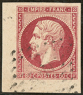 No 17Aa, Carmin Rose, Cdf, Superbe - 1853-1860 Napoléon III