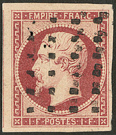 No 18, Un Voisin, Obl Gros Points, Jolie Pièce. - TB. - R - 1853-1860 Napoleon III