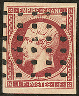 No 18, Un Voisin, Obl Gros Points, Jolie Pièce. - TB. - R - 1853-1860 Napoléon III