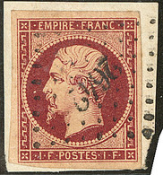 No 18, Nuance Foncée, Obl Pc 2642 Sur Son Support, Jolie Pièce. - TB. - R - 1853-1860 Napoleon III