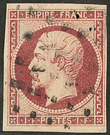 No 18, Obl Gros Points, Petite Marge à Droite Mais Filet Intact. - TB. - R - 1853-1860 Napoléon III.